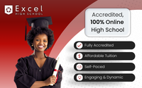 Earn an accredited online high school diploma from Excel High School