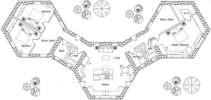 Straw Bale House Plans